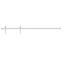 Beslagset voor schuifdeur 183 cm staal wit 2