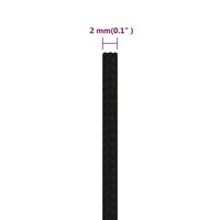 Werktouw 2 mm 250 m polyester zwart 6