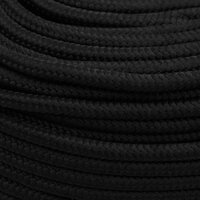 Werktouw 6 mm 25 m polyester zwart 4