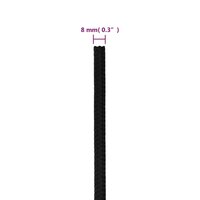 Werktouw 8 mm 25 m polyester zwart 6