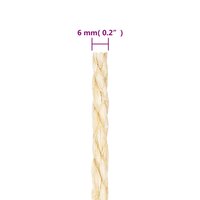 Touw 6 mm 25 m 100% sisal 4