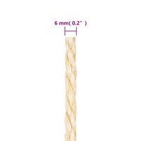 Touw 6 mm 50 m 100% sisal 4