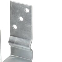 Grondankers 12 st 12x6x15 cm gegalvaniseerd staal zilverkleurig 6