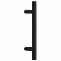 Handvatten 10 st 96 mm roestvrij staal zwart 6