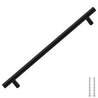 Handvatten 5 st 224 mm roestvrij staal zwart 3