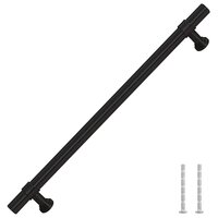 Handvatten 5 st 192 mm roestvrij staal zwart 3