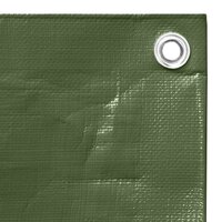 Dekzeil 260 g/m&sup2; 2x3 m HDPE groen 4