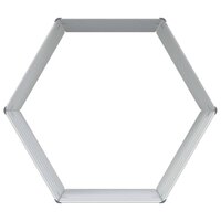 Verhoogd Tuinbed Licht Bruin 129 x 129 x 77 cm 8