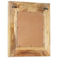 Spiegel handgesneden 50x50x2,6 cm massief mangohout 3