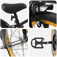 Kinderfiets 16 Inch voor 4-6 jaar oud Zwart 4