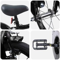 Kinderfiets 16 Inch voor 4-6 jaar oud Zwart 4