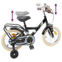 Kinderfiets 14 Inch voor 3-5 jaar oud Zwart 7