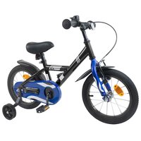 Kinderfiets 14 Inch voor 3-5 jaar oud Zwart 2