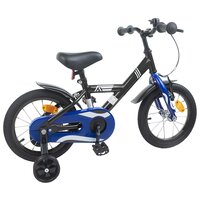 Kinderfiets 14 Inch voor 3-5 jaar oud Zwart 3