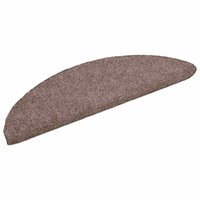 Trapmatten zelfklevend 10 stuks 56x17x3 cm lichtbruin halfrond 3