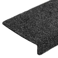 Trapmatten Zelfklevend 5 stuks 65x21x4 cm donkergrijs Rechthoekige Rand 6