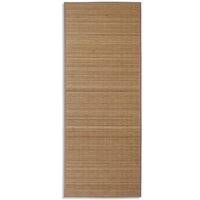 Tapijt rechthoekig 80x200 cm bamboe bruin 2