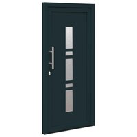Voordeur Antracietkleurig 98 x 200 cm PVC 5