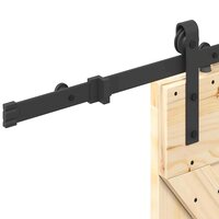 Schuifdeur NARVIK Naturel en Zwart 70 x 210 cm (213,5 cm) 6