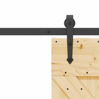 Schuifdeur NARVIK Naturel en Zwart 70 x 210 cm (152,5 cm) 7