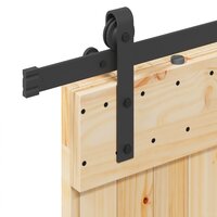 Schuifdeur NARVIK Naturel en Zwart 70 x 210 cm (152,5 cm) 6