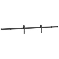 Schuifdeur NARVIK Naturel en Zwart 70 x 210 cm (213,5 cm) 3