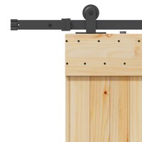Schuifdeur NARVIK Naturel en Zwart 70 x 210 cm (152,5 cm) 7