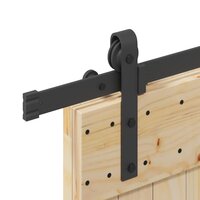 Schuifdeur NARVIK Naturel en Zwart 70 x 210 cm (152,5 cm) 6