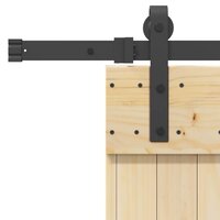 Schuifdeur NARVIK Naturel en Zwart 70 x 210 cm (213,5 cm) 7