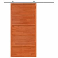 Schuifdeur Wasbruin Massief grenenhout 5