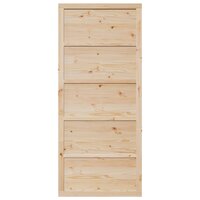 Schuifdeur Naturel 90 x 2,5 x 208 cm Massief grenenhout 4