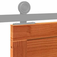 Schuifdeur Wasbruin 90 x 2,5 x 208 cm Massief grenenhout 8