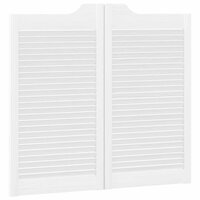 Schuifdeuren 2 pcs Wit Massief grenenhout 7