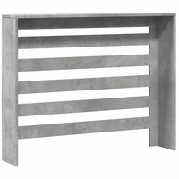 Radiatorombouw 104x20x82 cm bewerkt hout betongrijs 4