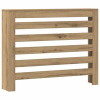 Radiatorombouw 104x20x82 cm bewerkt hout artisanaal eikenkleur 2