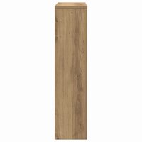 Radiatorombouw 104x20x82 cm bewerkt hout artisanaal eikenkleur 5