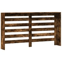 Radiatorombouw 149x20x82 cm bewerkt hout gerookt eikenkleurig 4