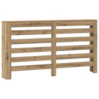 Radiatorombouw 149x20x82 cm bewerkt hout artisanaal eikenkleur 2