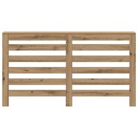 Radiatorombouw 149x20x82 cm bewerkt hout artisanaal eikenkleur 3