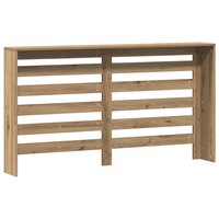 Radiatorombouw 149x20x82 cm bewerkt hout artisanaal eikenkleur 4