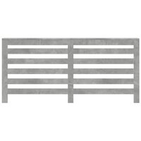 Radiatorombouw 175x20x82 cm bewerkt hout betongrijs 3