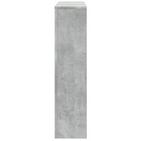Radiatorombouw 175x20x82 cm bewerkt hout betongrijs 5