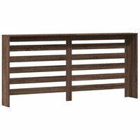 Radiatorombouw 175x20x82 cm bewerkt hout bruin eikenkleurig 4