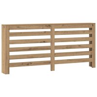 Radiatorombouw 175x20x82 cm bewerkt hout artisanaal eikenkleur 2