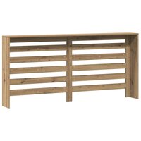 Radiatorombouw 175x20x82 cm bewerkt hout artisanaal eikenkleur 4