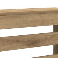 Radiatorombouw 175x20x82 cm bewerkt hout artisanaal eikenkleur 6