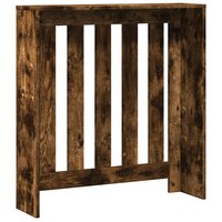 Radiatorombouw 78x20x82 cm bewerkt hout gerookt eikenkleurig 4