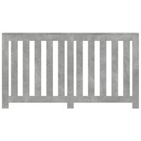 Radiatorombouw 149x20x82 cm bewerkt hout betongrijs 3