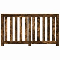 Radiatorombouw 149x20x82 cm bewerkt hout gerookt eikenkleurig 3