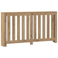 Radiatorombouw 149x20x82 cm bewerkt hout artisanaal eikenkleur 2
